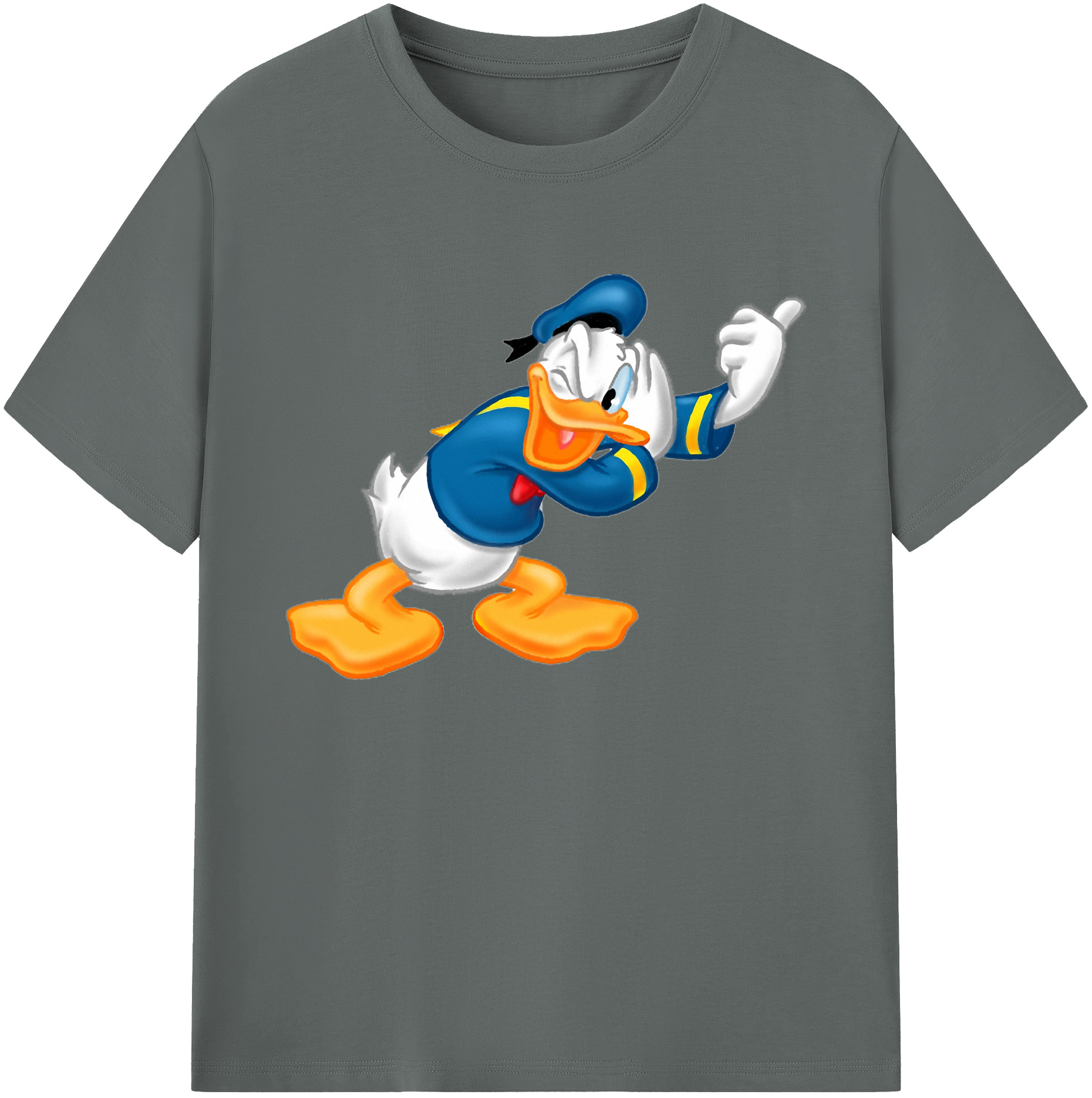 ミッキーマウス Mickey Mouse 綿100％ メンズ半袖Tシャツ｜肌触りやわらか＆通気性